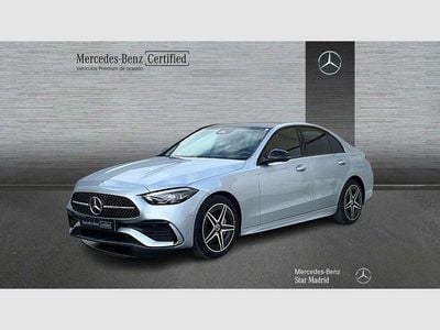 Usado Mercedes C300e 313 CV (230 kW) 2025 Plateado Berlina