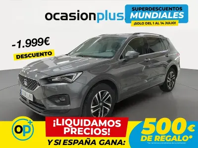 Usado Seat Tarraco Style Plus 150 CV (110 kW) 2020 Gris SUV