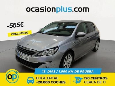 Usado Peugeot 308 Style 130 CV (95 kW) 2016 Gris