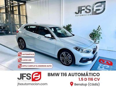 Usado BMW 116 116 CV (85 kW) 2020 Plateado Utilitario