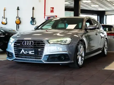 Usado Audi A6 S-Line 272 CV (200 kW) 2017 Gris / plata Familiar