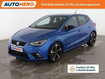 Usado Seat Ibiza FR 150 CV (110 kW) 2022 Azul Berlina