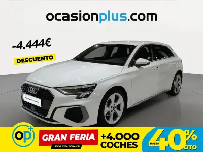Usado Audi A3 S-Line 150 CV (110 kW) 2023 Blanco Berlina