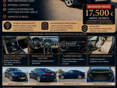 Usado Jaguar XE 180 CV (132 kW) 2019 Azul Berlina