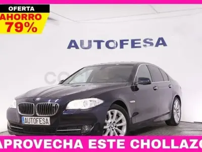 Usado BMW 528 245 CV (180 kW) 2013 Azul Berlina