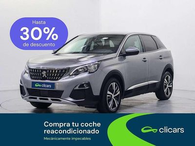 Usado Peugeot 3008 Allure 131 CV (96 kW) 2018 Gris SUV