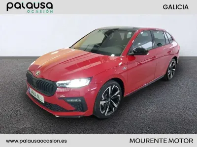 Usado Skoda Scala Monte Carlo 116 CV (85 kW) 2026 Rojo Utilitario