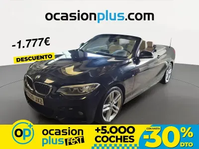 Usado BMW 220 190 CV (139 kW) 2017 Negro Descapotable