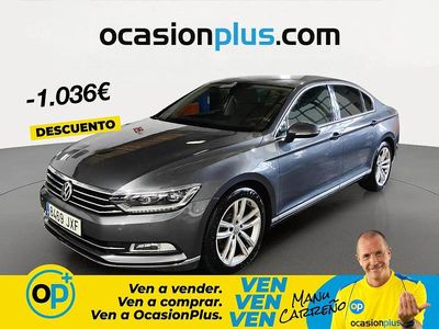 Usado VW Passat Sportline 150 HP (110 kW) 2017 Cinzento Sedan