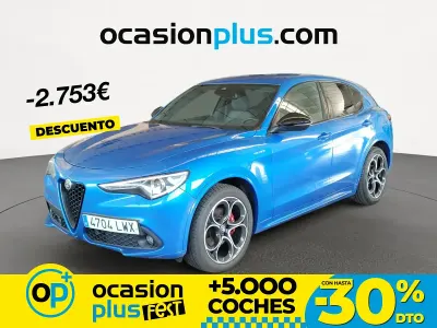 Usado Alfa Romeo Stelvio Veloce 210 CV (154 kW) 2022 Azul SUV