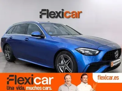 Usado Mercedes C220 200 CV (147 kW) 2022 Azul Familiar