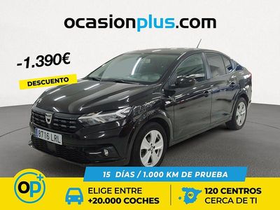 Usado Dacia Logan Comfort 100 CV (73 kW) 2021 Negro Berlina