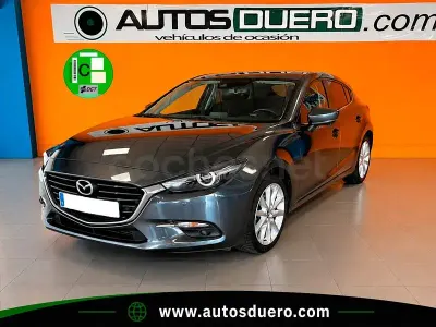Usado Mazda 3 Luxury 150 CV (110 kW) 2016 Gris / plata Berlina