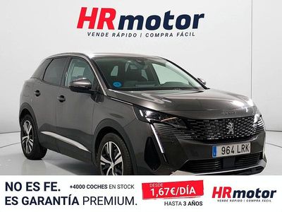 Usado Peugeot 3008 Allure 225 CV (165 kW) 2021 Gris SUV