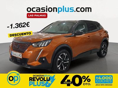 Usado Peugeot 2008 GT-line 130 CV (95 kW) 2020 Naranja SUV