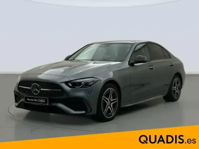 Usado Mercedes C300e AMG line 313 CV (230 kW) 2024 Gris selenita Berlina