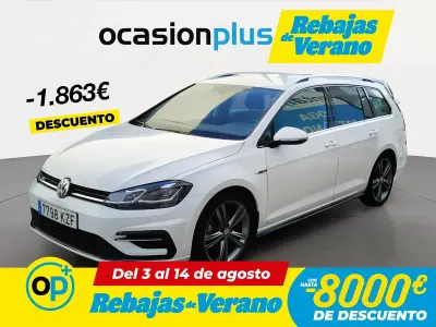 Usado VW Golf VII Sport 150 CV (110 kW) 2019 Blanco Familiar