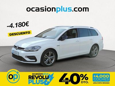 Usado VW Golf VII Sportline 125 CV (91 kW) 2018 Blanco Familiar