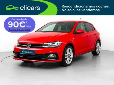 Usado VW Polo R-line 110 CV (80 kW) 2021 Rojo Utilitario