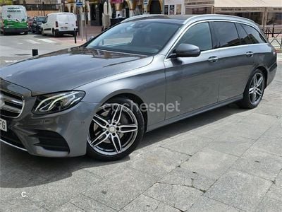 Usado Mercedes E220 194 CV (142 kW) 2017 Gris / plata Familiar