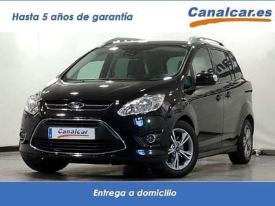 Usado Ford Grand C-Max S 125 CV (91 kW) 2015 Negro Monovolumen