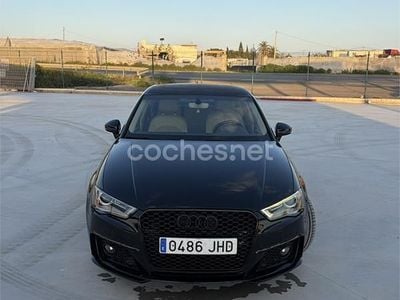 Usado Audi A3 S-Line 110 CV (80 kW) 2015 Negro Berlina