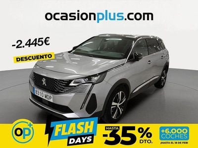 Usado Peugeot 5008 GT 130 CV (95 kW) 2023 Gris SUV