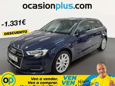 Usado Audi A3 Sportback Design 150 CV (110 kW) 2017 Azul Utilitario