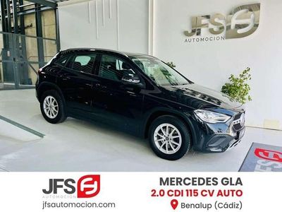 Usado Mercedes GLA200 116 CV (85 kW) 2020 Negro SUV