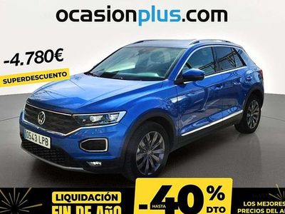 Azul Usado 2021 VW T-Roc Sport SUV | 21.810 € (Precio justo)