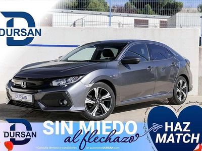 Gris Usado 2018 Honda Civic Elegance Utilitario | 17.790 € (Precio justo)