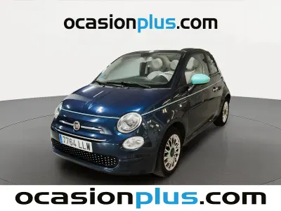 Usado Fiat 500C Lounge 70 CV (51 kW) 2020 Azul Descapotable