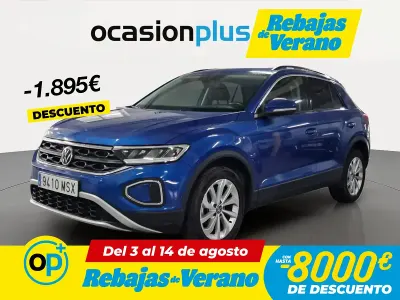 Usado VW T-Roc Life 110 CV (80 kW) 2024 Azul SUV