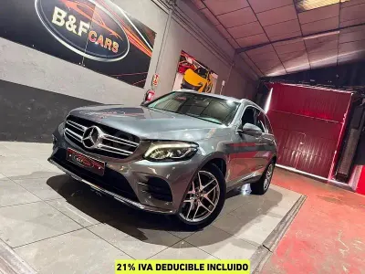 Usado Mercedes GLC220 170 CV (125 kW) 2019 Gris / plata SUV