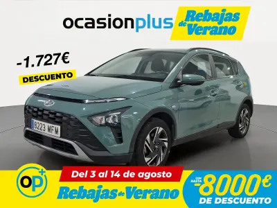 Usado Hyundai Bayon 100 CV (73 kW) 2023 Verde SUV