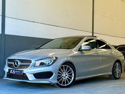 Usado Mercedes CLA200 AMG line 136 CV (100 kW) 2015 Gris / plata Berlina