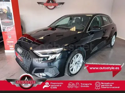 Usado Audi A3 150 CV (110 kW) 2022 Negro Berlina