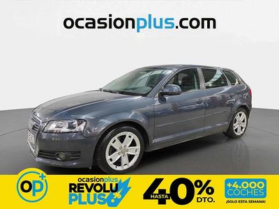 Usado Audi A3 Ambition 160 CV (117 kW) 2009 Gris Berlina