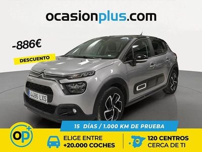 Gris Usado 2022 Citroën C3 Feel | 9750 € (Precio justo)