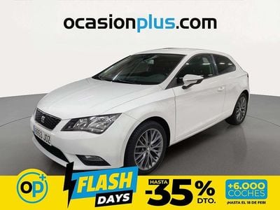 Usado Seat Leon I-Tech 105 CV (77 kW) 2015 Blanco Utilitario