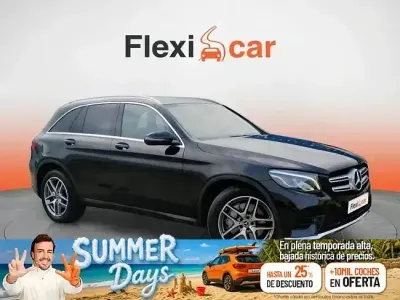 Usado Mercedes GLC220 170 CV (125 kW) 2019 Negro SUV