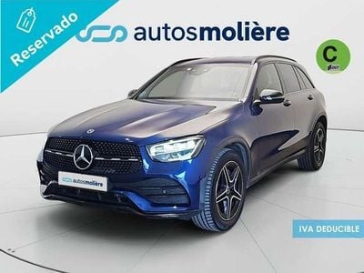 Usado Mercedes GLC220 170 CV (125 kW) 2020 Azul SUV