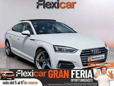 Usado Audi A5 Sportback 218 CV (160 kW) 2017 Blanco Utilitario