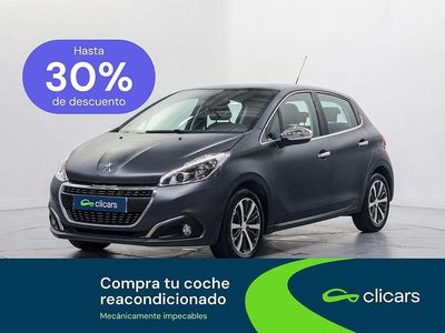 Usado Peugeot 208 Allure 110 CV (80 kW) 2017 Gris Utilitario
