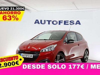 Usado Peugeot 208 GT-line 110 CV (80 kW) 2017 Rojo Utilitario