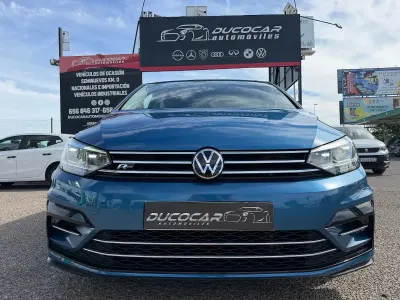Usado VW Touran Sportline 150 CV (110 kW) 2021 Azul Monovolumen