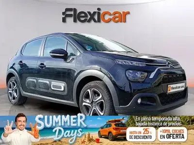 Usado Citroën C3 PureTech 83 CV (61 kW) 2024 Negro Berlina