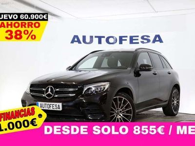 usado Mercedes GLC250 Clase GLC Clase4Matic AMG Line 211cv Auto 5P S/S # IVA DEDUCIBLE, NAVY, CUERO, FAROS LED