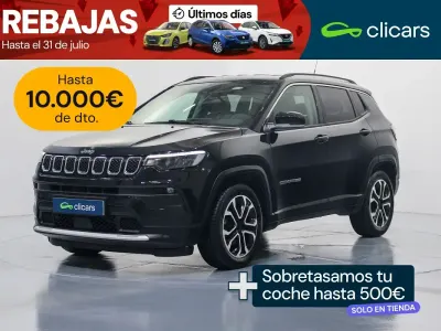Usado Jeep Compass Limited 150 CV (110 kW) 2021 Negro SUV