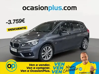 Usado BMW 218 Active Tourer 150 CV (110 kW) 2017 Gris Monovolumen